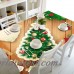 3D mantel feliz Navidad luminoso Navidad árbol patrón espesar impermeable rectangular y mantel redondo para la boda ali-44198159